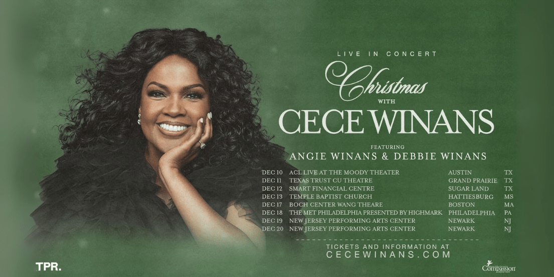 CeCe Winans Announces 2025 Christmas Tour With Sisters Angie & Debbie
